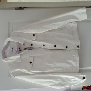 Lola jeans white jean jacket
